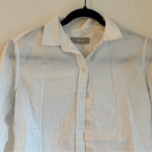 Everlane silky cotton button down